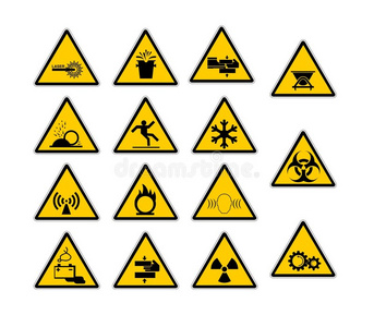 工业警示牌图片