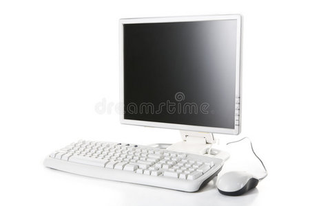 白色计算机