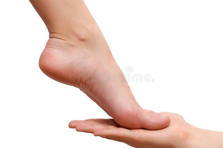 男人的手和女人的脚