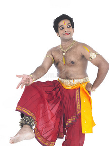 印度传统男舞者