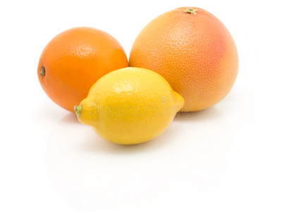 橘子柠檬和葡萄柚