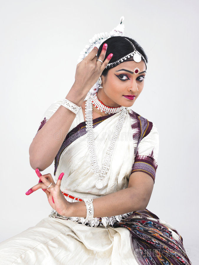 印度古典女舞者