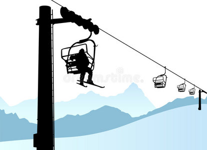滑雪升降机