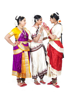 印度古典女舞者