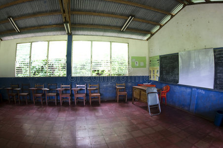 尼加拉瓜乡村学校教室