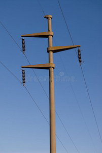 电气塔和电缆