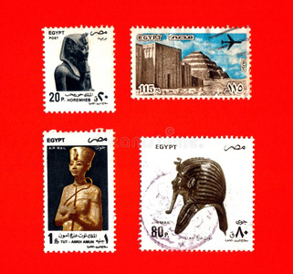 古埃及旧邮票