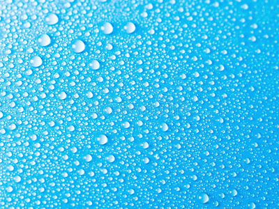 蓝色水滴背景蓝色水滴背景纹理照片