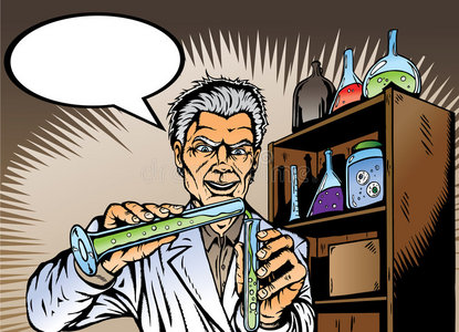 疯狂的科学家照片