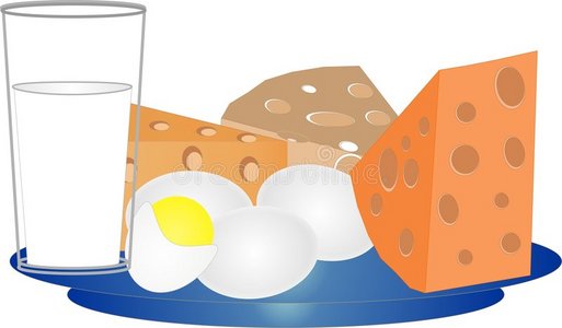 牛奶鸡蛋乳制品图片