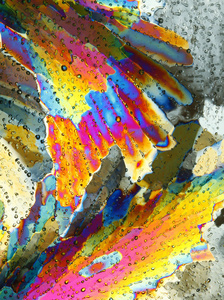 彩色抽象冰晶