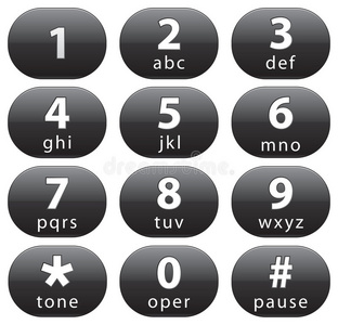 数字按钮素材图片大全