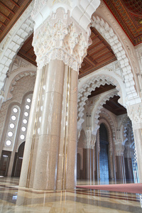 哈桑一世清真寺内部祈祷厅