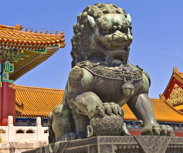 中国守护狮照片