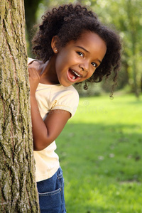 美国黑人儿童照片