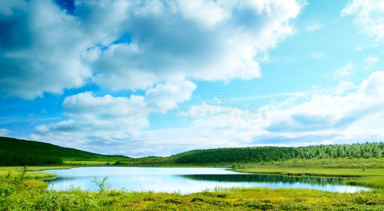 北山湖图片