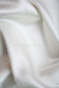 光滑优雅的白色丝绸作为背景