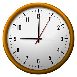 九点时钟图片