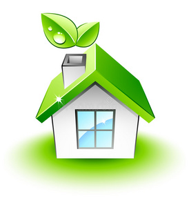 房子小小绿房子照片