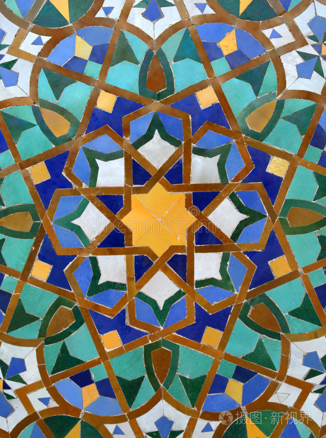 阿拉伯平铺背景