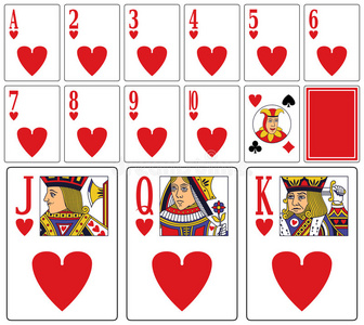 赌场扑克牌-红心照片