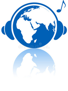 东半球地球音乐世界耳机图片