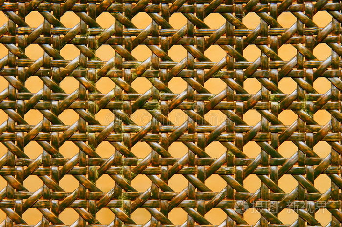 绿色藤编图案特写照片-正版商用图片0i7rcs-摄图新视界