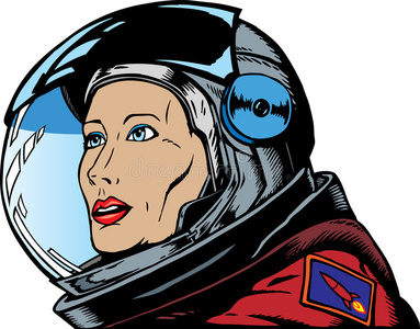 漫画卡通宇航员头盔图片