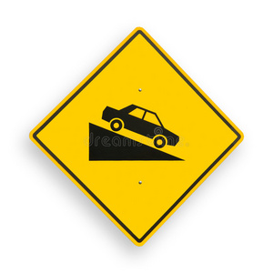 交通标志隔离在白色的剪接路径上。