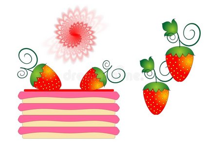 草莓甜点
