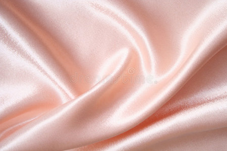 光滑优雅的粉红色丝绸作为背景