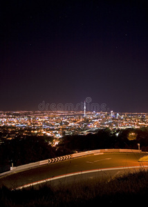 奥克兰天际夜景