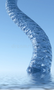 抽象的水柱照片