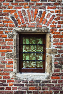 中世纪建筑窗户