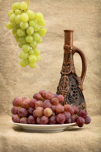 瓶装葡萄和葡萄酒