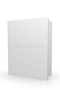 打开3d高品质空白杂志书籍