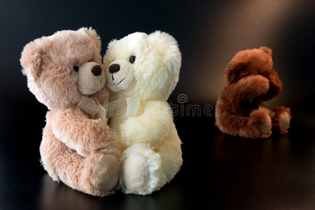 三只浪漫的泰迪熊