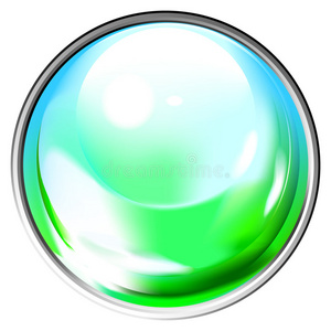彩色透明球体