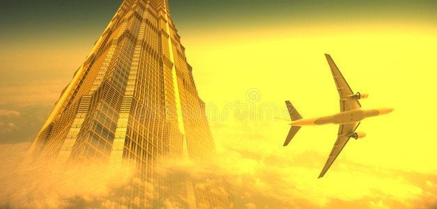 飞机与现代建筑