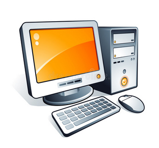 台式计算机照片