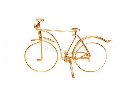 铜线自行车图片