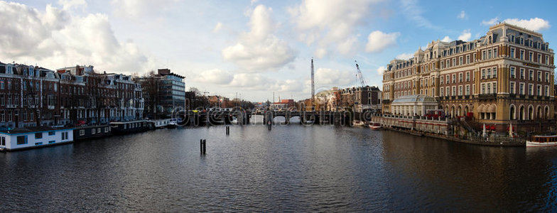 阿姆斯特丹运河全景