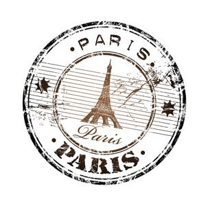 巴黎橡皮图章图片