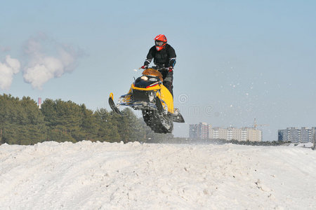 摩托雪橇比赛