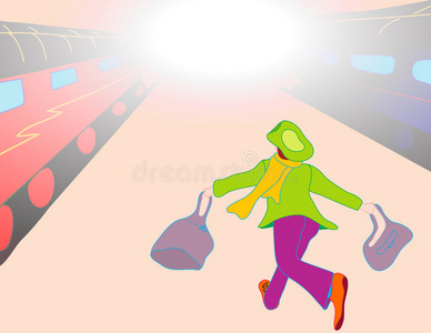 火车开了火车晚点了照片