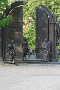 汉诺威的铜像图片