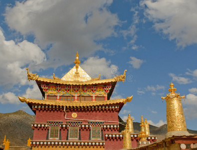 中国香格里拉松赞林藏族寺院