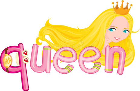 q卡通q代表女王照片