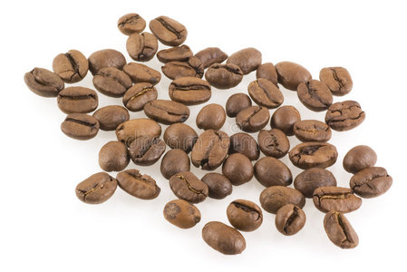 咖啡豆背景。