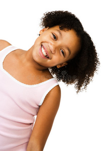 女孩的脖子女孩伸长脖子照片